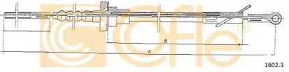 1602.3 COFLE Трос, управление сцеплением