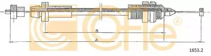 1653.2 COFLE Тросик газа
