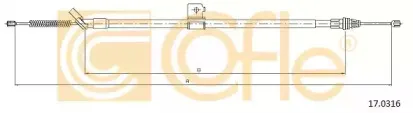 17.0316 COFLE Трос, стояночная тормозная система