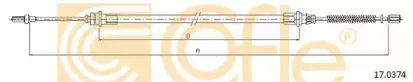 17.0374 COFLE Трос, стояночная тормозная система