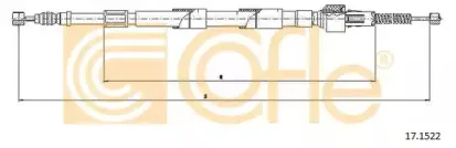 17.1522 COFLE Трос, стояночная тормозная система