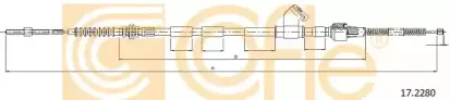 17.2280 COFLE Трос, стояночная тормозная система