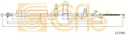 17.2741 COFLE Трос, стояночная тормозная система