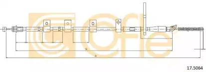 17.5064 COFLE Трос, стояночная тормозная система