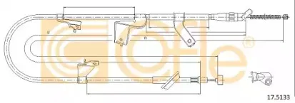 17.5133 COFLE Трос, стояночная тормозная система