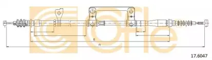 17.6047 COFLE Трос, стояночная тормозная система