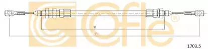 1703.5 COFLE Тросик газа