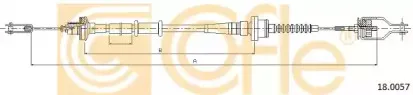 18.0057 COFLE Трос, управление сцеплением