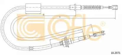18.2071 COFLE Трос, управление сцеплением