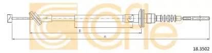 18.3502 COFLE Трос, управление сцеплением