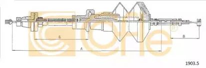 1903.5 COFLE Тросик газа