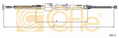 241.2 COFLE Трос, стояночная тормозная система