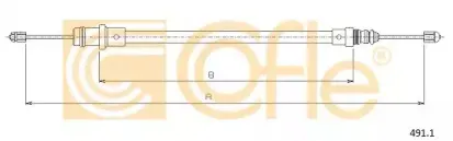 491.1 COFLE Трос, стояночная тормозная система