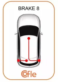 11.5834 COFLE Трос, стояночная тормозная система