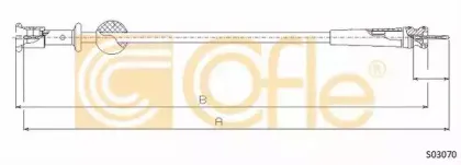 S03070 COFLE Тросик спидометра