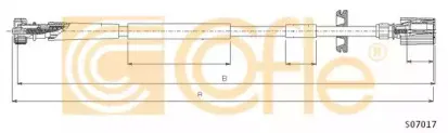 S07017 COFLE Тросик спидометра