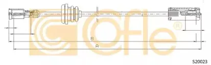 S20023 COFLE Тросик спидометра