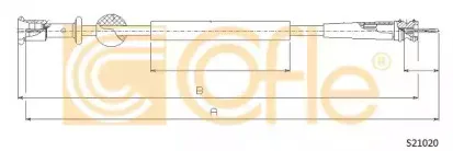 S21020 COFLE Тросик спидометра