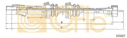 S31027 COFLE Тросик спидометра