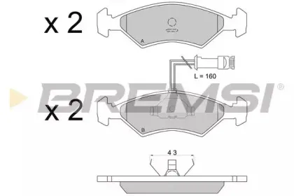 BP2163 BREMSI