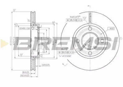 bremsi-dba812v