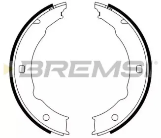 GF0387 BREMSI Комплект тормозных колодок, стояночная тормозная система