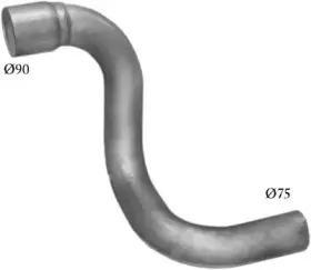 69.51 POLMO Труба выхлопного газа