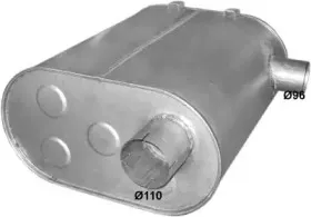 70.10 POLMO Глушитель выхлопных газов конечный