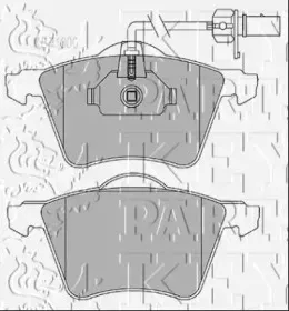 KBP1800 KEY PARTS Комплект тормозных колодок, дисковый тормоз