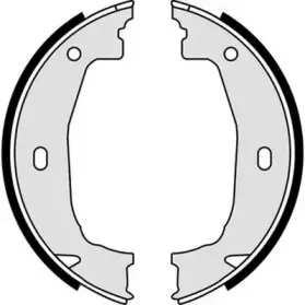 362408J JURID Комплект тормозных колодок, стояночная тормозная система