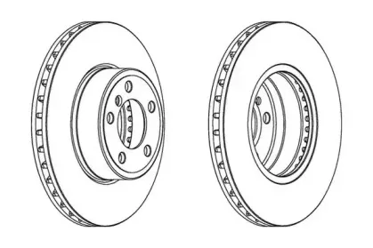 562272JC JURID Тормозной диск