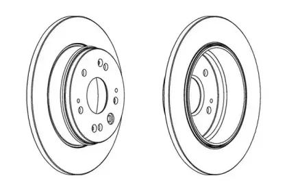562284JC JURID Тормозной диск