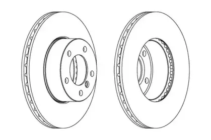562342JC JURID Тормозной диск