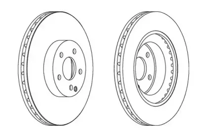 562396JC JURID Тормозной диск