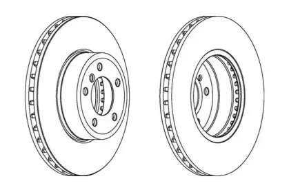 562397JC JURID Тормозной диск