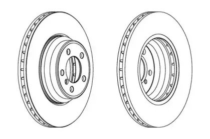 562401JC JURID Тормозной диск