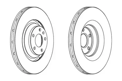 562506JC JURID Тормозной диск