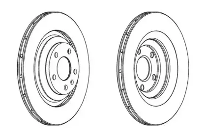 562512JC JURID Тормозной диск