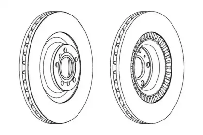 562517JC JURID Тормозной диск