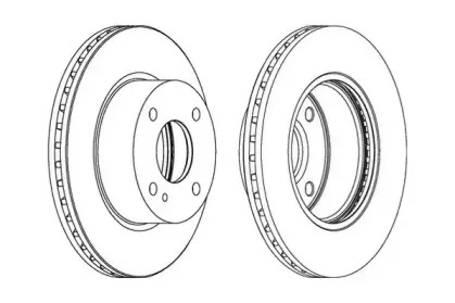 562539JC JURID Тормозной диск
