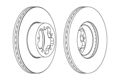562541JC JURID Тормозной диск