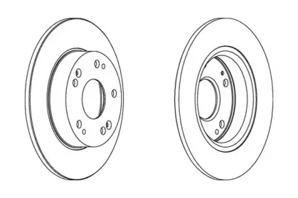562544JC JURID Тормозной диск
