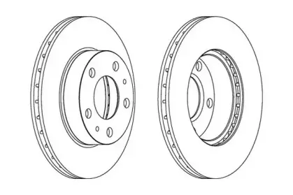 563021J JURID Тормозной диск