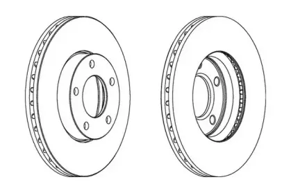 563028JC JURID Тормозной диск