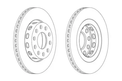 562509JC JURID Тормозной диск