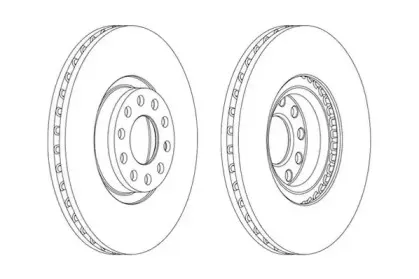 562890JC-1 JURID Тормозной диск
