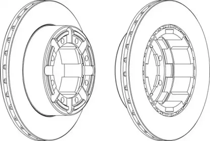 569103J JURID Тормозной диск
