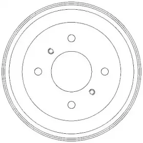 329266J JURID Тормозной барабан