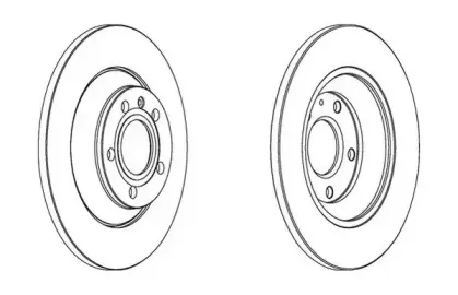 562504JC JURID Тормозной диск