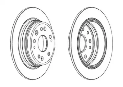562543JC JURID Тормозной диск